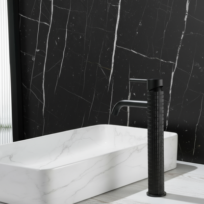 Angelica hoge wastafelkraan - matzwart