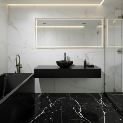 Angelica hoge wastafelkraan - Gunmetal Grey