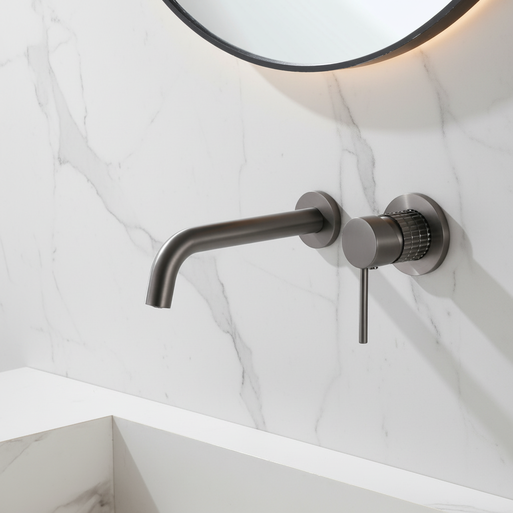 Angelica verborgen wastafelsysteem - Gunmetal Grey