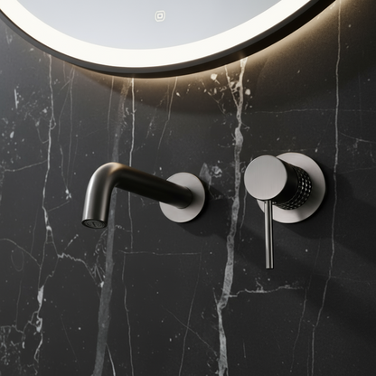 Angelica verborgen wastafelsysteem - Gunmetal Grey