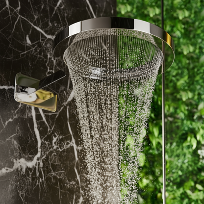 Marino Thermostatic Concealed Shower System — Rain & Waterfall — Chrome