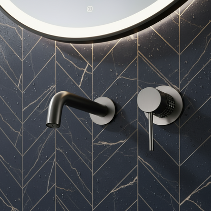 Angelica verborgen wastafelsysteem - Gunmetal Grey