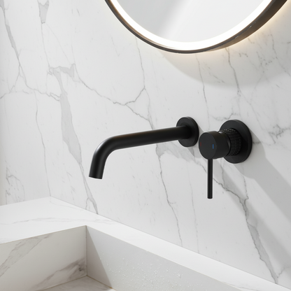 Angelica verborgen wastafelsysteem - matzwart