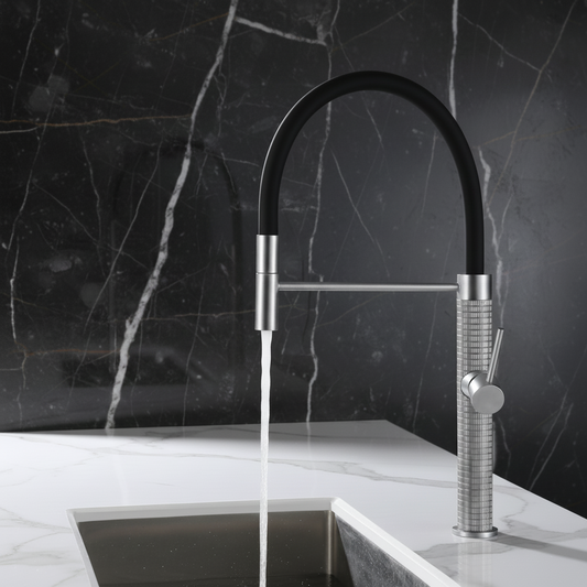Angelica Semi-Professionele Keukenkraan – Uittrekbare Spray – Chroom