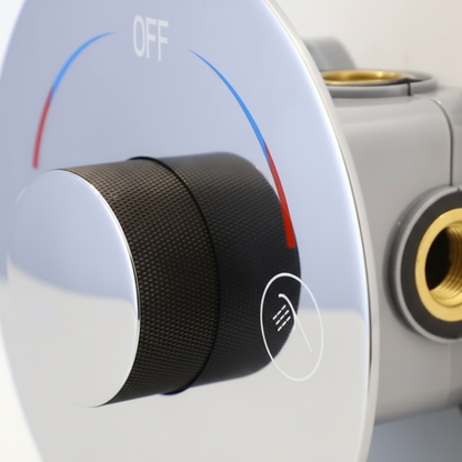 Amalia Inbouwdouchesysteem – Regen- en handdouche – Chroom