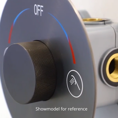 Amalia Inbouwdouchesysteem – Regen- en handdouche – Matzwart