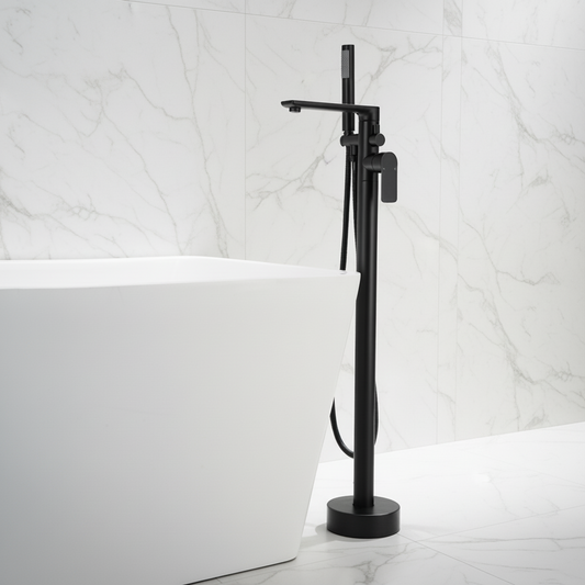 Emilia vrijstaande badkraan – matzwart