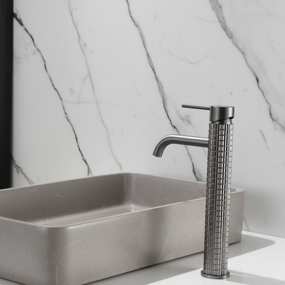 Angelica hoge wastafelkraan - Gunmetal Grey