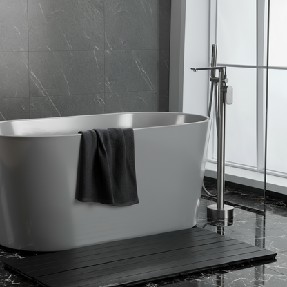 Emilia vrijstaande badkraan – Gunmetal Grey