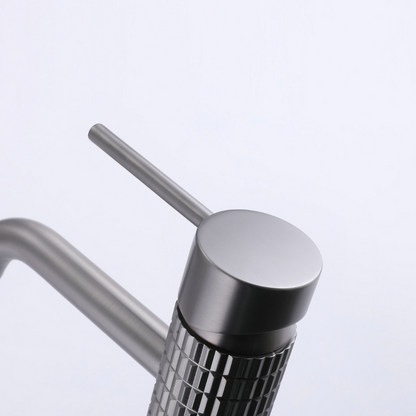 Angelica hoge wastafelkraan - Gunmetal Grey