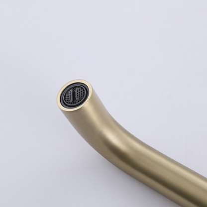 Angelica verborgen wastafelsysteem - geborsteld goud