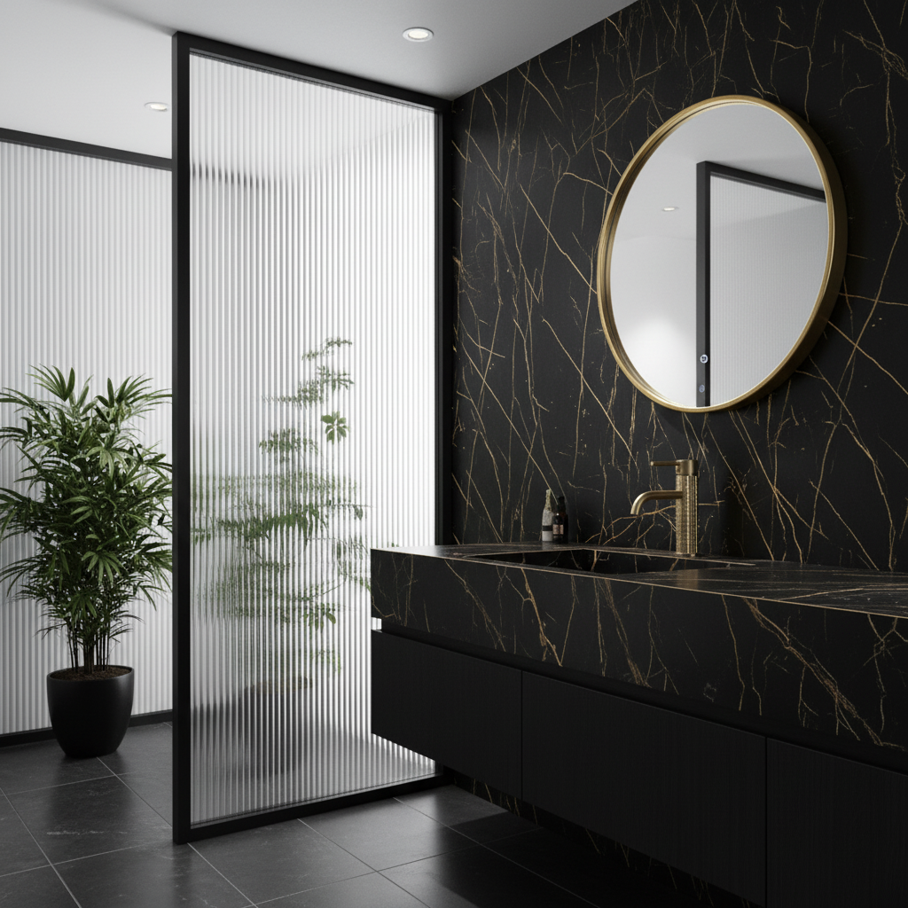 Angelica wastafelkraan op blad - geborsteld goud