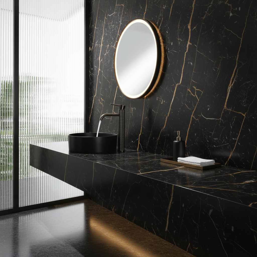 Angelica hoge wastafelkraan - Gunmetal Grey