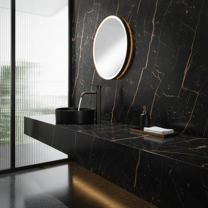 Angelica hoge wastafelkraan - Gunmetal Grey