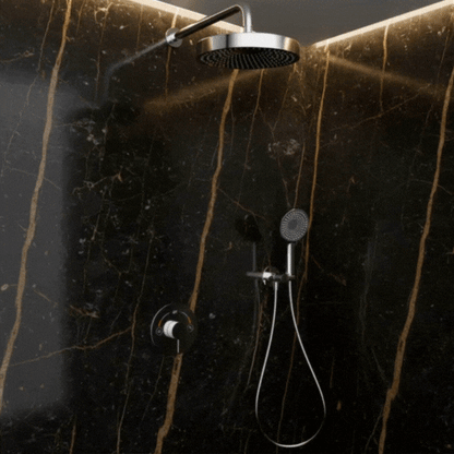 Amalia Inbouwdouchesysteem – Regen- en handdouche – Chroom