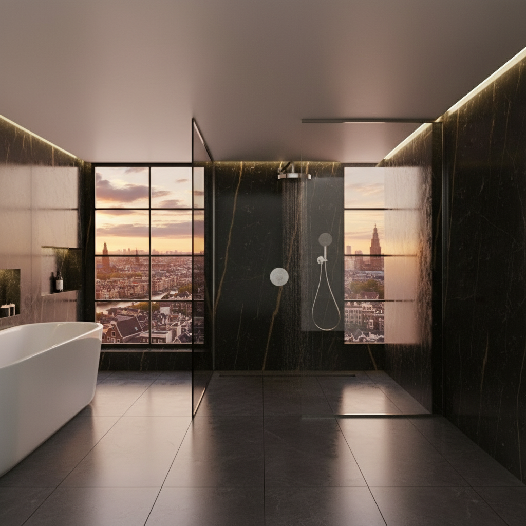 Amalia Inbouwdouchesysteem – Regen- en handdouche – Chroom