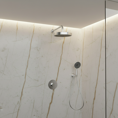 Amalia Inbouwdouchesysteem – Regen- en handdouche – Chroom