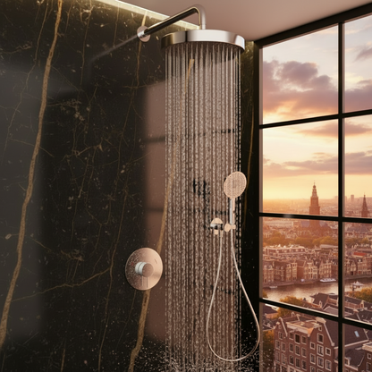 Amalia Inbouwdouchesysteem – Regen- en handdouche – Chroom